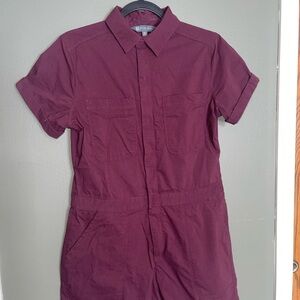 Title Nine Burgundy Jumpsuit